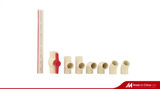 NSF a prouvé le raccord de tuyau en plastique CPVC 90deg CPVC ASTM D2846 de haute qualité